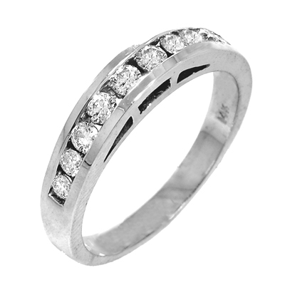 View 14K White  or  Yellow  Gold<BR>  Diamond Ring
