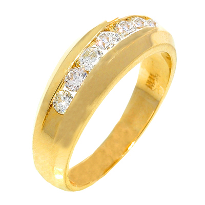 View 14K White  or  Yellow  Gold<BR>  Diamond Ring