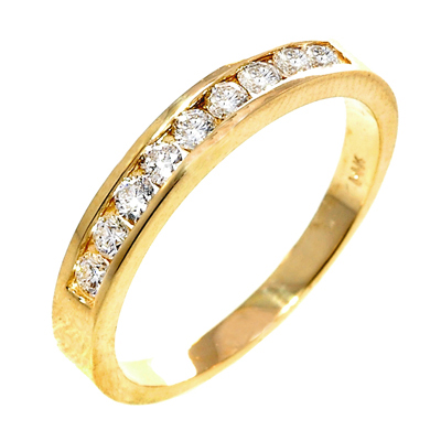 View 14K White  or  Yellow  Gold<BR>  Diamond Ring