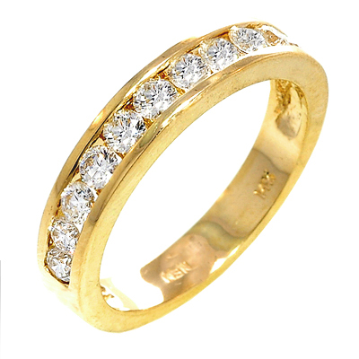 View 14K White  or  Yellow  Gold<BR>  Diamond Ring