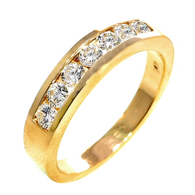 View 14K White  or  Yellow  Gold<BR>  Diamond Ring