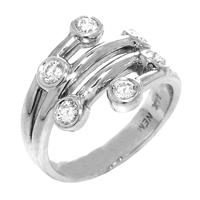 View 14K White  or  Yellow  Gold<BR>  Diamond Ring