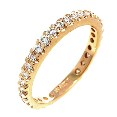 View 14K White  or  Yellow  Gold<BR>  Diamond Ring
