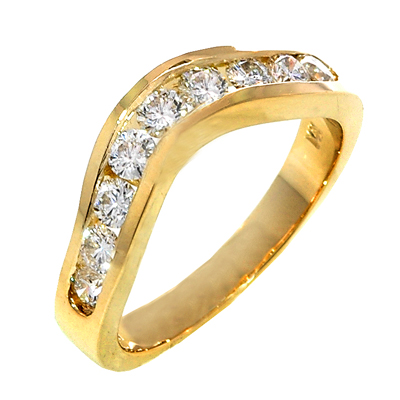 View 14K White  or  Yellow  Gold<BR>  Diamond Ring