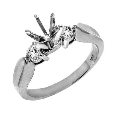 View 14K White  or  Yellow  Gold<BR>  Diamond Ring