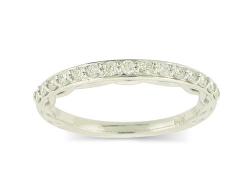 View 14K White  Gold<BR>  Diamond Ring