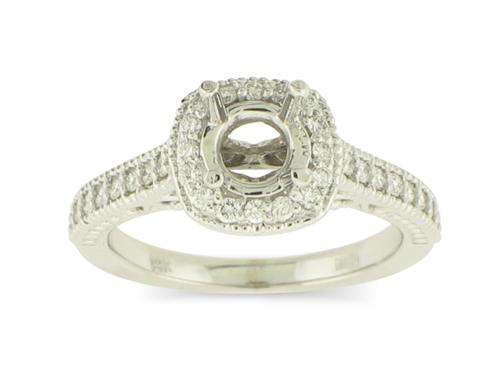 View 14K White  or  Yellow  Gold<BR>  Diamond Ring