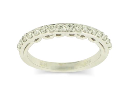 View 14K White  Gold<BR>  Diamond Ring