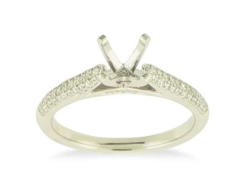 View 14K White  or  Yellow  Gold<BR>  Diamond Ring