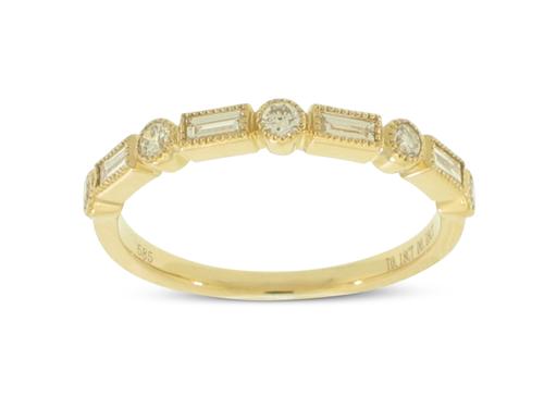 View 14K White  or  Yellow  Gold<BR>  Diamond Ring