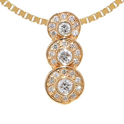 View 14K White  or  Yellow  Gold<BR>  Diamond Pendant