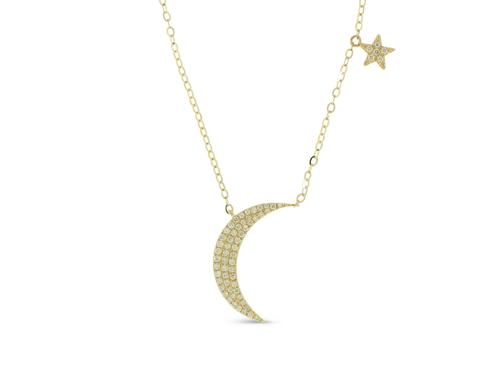 View 14K White  or  Yellow  Gold<BR>  Diamond Pendant
