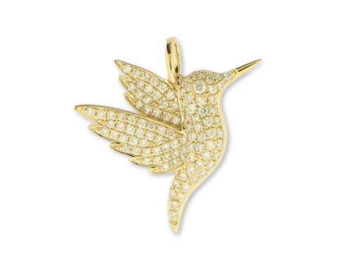 View 14K White  or  Yellow  Gold<BR>  Diamond Pendant