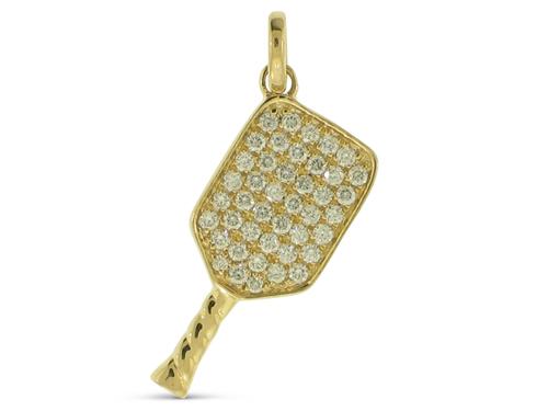 View 14K White  or  Yellow  Gold<BR>  Diamond Pendant