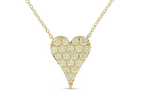 View 14K White  or  Yellow  Gold<BR>  Diamond Pendant