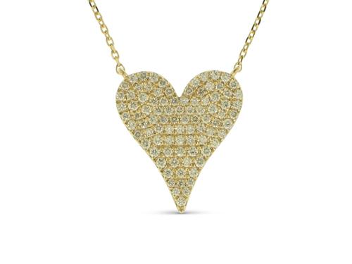 View 14K White  or  Yellow  Gold<BR>  Diamond Pendant