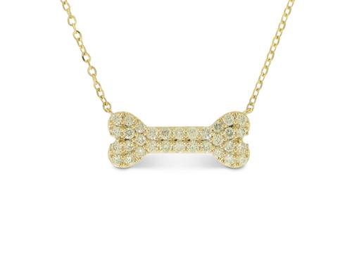 View 14K White  or  Yellow  Gold<BR>  Diamond Pendant