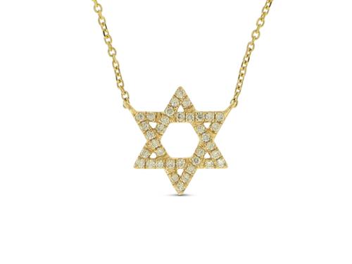 View 18K Yellow  Gold<BR>  Diamond Pendant