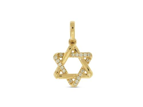 View 14K White  or  Yellow  Gold<BR>  Diamond Pendant