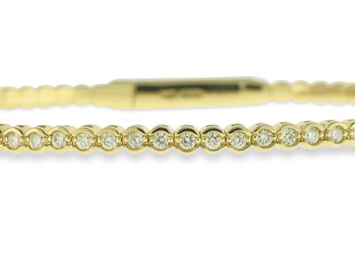 View 14K White  or  Yellow  Gold<BR>  Diamond Bracelet
