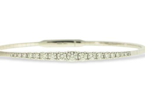 View 14K White  or  Yellow  Gold<BR>  Diamond Bracelet