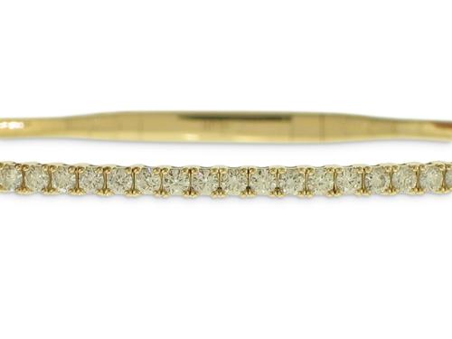 View 14K White  or  Yellow  Gold<BR>  Diamond Bracelet