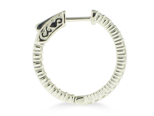 View 14K White  or  Yellow  Gold<BR>  Diamond Earrings