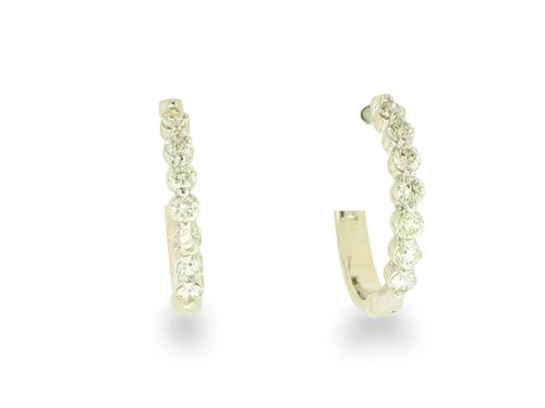 View 14K White  or  Yellow  Gold<BR>  Diamond Earrings