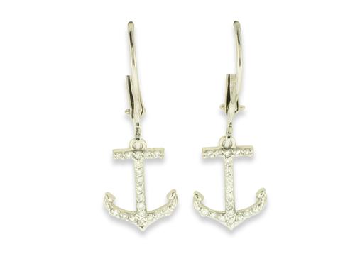 View 14K White  or  Yellow  Gold<BR>  Diamond Earrings