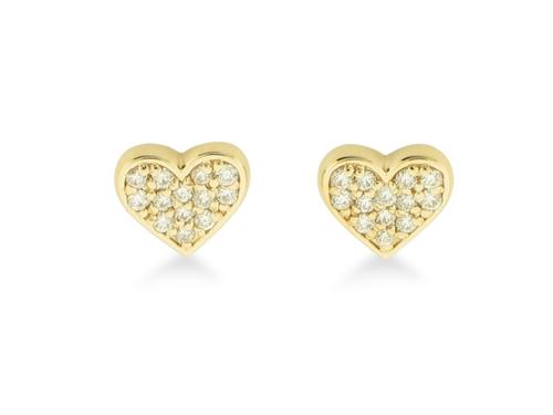 View 14K White  or  Yellow  Gold<BR>  Diamond Earrings