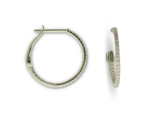 View 14K White  or  Yellow  Gold<BR>  Diamond Earrings