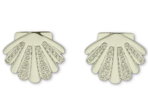 View 14K White  or  Yellow  Gold<BR>  Diamond Earrings