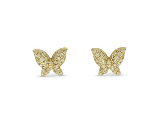View 14K White  or  Yellow  Gold<BR>  Diamond Earrings